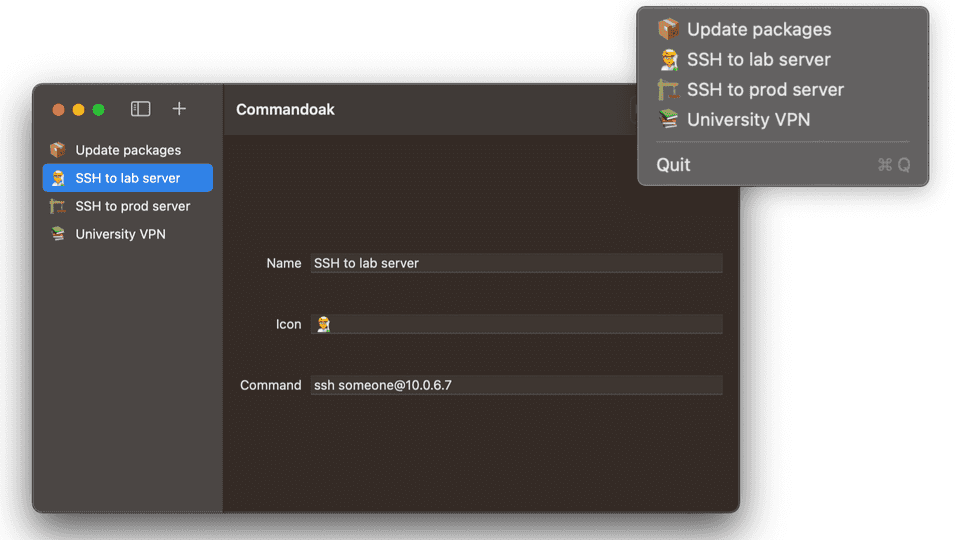 Project screenshot